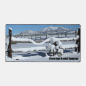 Frische Winterschneeszene in der nordasiatischen F Schreibtischunterlage (Vorderseite)