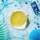 Frische Zitrone Pappteller (Party)