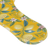 Frische Zitronen-Blumen-Botanik-Muster Schneidebrett (Ecke)