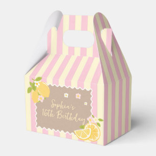 Frische Zitronen Geburtstagsgeschenkbox Geschenkschachtel