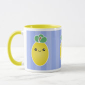 Frische Zitronen Kawaii Tasse (Links)