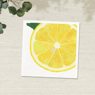 Frische Zitronen-Papierserviette Serviette
