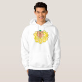 Frische Zitronenscheiben Capybara Hoodie (Vorne ganz)