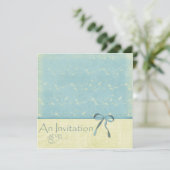 Frische Zitronenweine auf Robin's Ei Blue Einladung (Stehend Vorderseite)