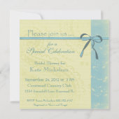 Frische Zitronenweine auf Robin's Ei Blue Einladung (Rückseite)