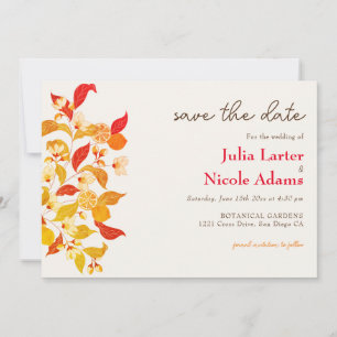 Frische Zitronige Liebe Zitruslaub Hochzeit Save The Date