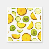 frische Zitrusfrüchte Serviette (Vorderseite)