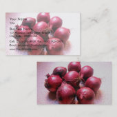 Frische Zwiebeln Visitenkarte (Vorne/Hinten)