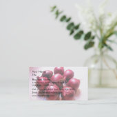 Frische Zwiebeln Visitenkarte (Stehend Vorderseite)