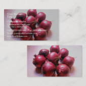 Frische Zwiebeln Visitenkarte (Vorne/Hinten)