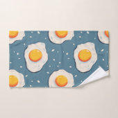 Frischeier auf blau badhandtuch set (Handtuch)