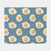 Frischeier auf blau fleecedecke (Vorderseite (Horizontal))