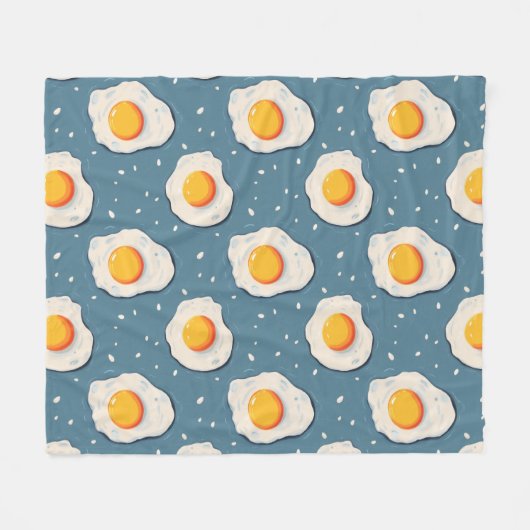 Frischeier auf blau fleecedecke (Vorderseite (Horizontal))