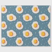 Frischeier auf blau geschenkpapier (Flach)
