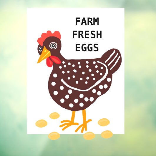 Frischeier Fensteraufkleber (Blatt 3)