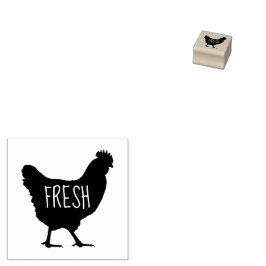 Frischeier mit eigener Marke | Briefmarke der Eier Gummistempel