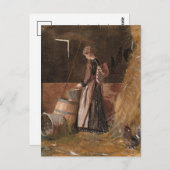 Frischeier | Winslow Homer Postkarte (Vorne/Hinten)