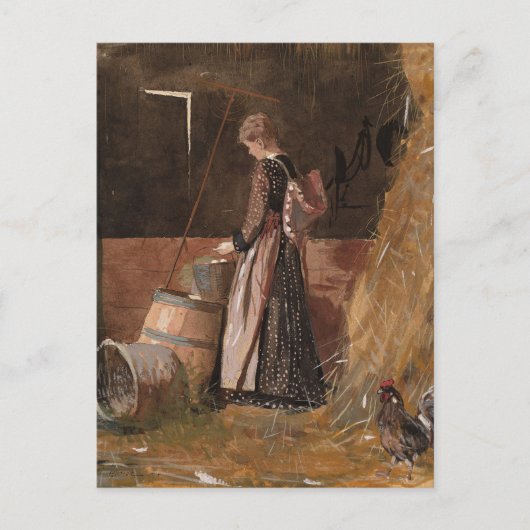 Frischeier | Winslow Homer Postkarte (Vorderseite)