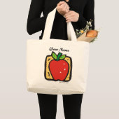 Frischer Apple Jumbo Stoffbeutel (Vorderseite (Produkt))
