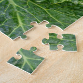 Frischer Bio Kohlkopf Puzzle (Seite)