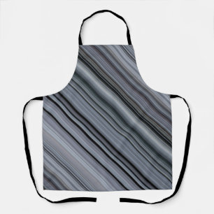 Frischer Blaubeer Blau Streifen Schürze