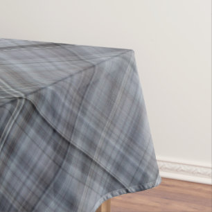 Frischer Blaubeer-Navy-Blau-Kariert Tischdecke