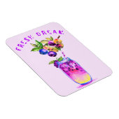 Frischer Blueberry Drink Magnet - Benutzerdefinier (Rechte Seite)