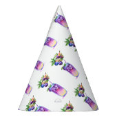 Frischer Blueberry Drink Party Hat Partyhütchen (Links)