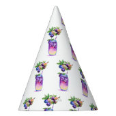 Frischer Blueberry Drink Party Hat Partyhütchen (Rechts)
