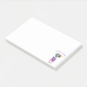 Frischer Blueberry Drink Post-it®-Hinweis Post-it Klebezettel (angewinkelt)