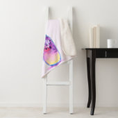 Frischer Blueberry Drink Sherpa Blanket Custom Tex Sherpadecke (Beispiel)