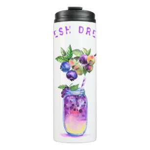 Frischer Blueberry Drink Thermal Tumbler Custom Te Thermosbecher