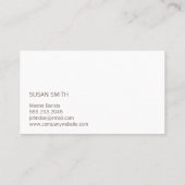 Frischer Brei-Kaffee | Kaffeebohnen | Cafe Visitenkarte (Rückseite)