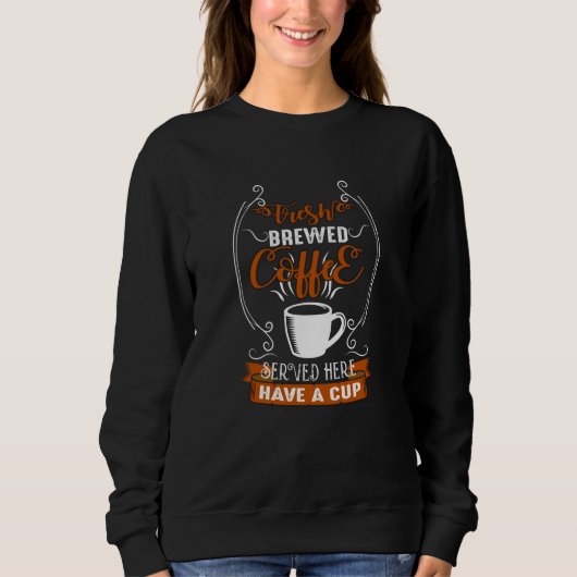 Frischer Brei-Kaffee Sweatshirt (Vorderseite)