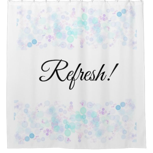 Frischer Duschvorhang (Vorderseite)