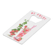 Frischer Erdbeeren Getränk Flaschenöffner - Eigene (Vorderseite Schrägansicht)