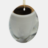Frischer Espresso Keramik Ornament (Rechts)