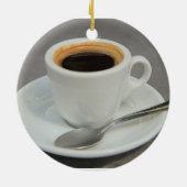 Frischer Espresso Keramik Ornament (Hinten)