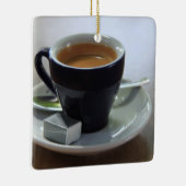Frischer Espresso Keramikornament (Rechts)