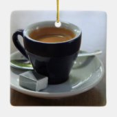 Frischer Espresso Keramikornament (Rückseite)