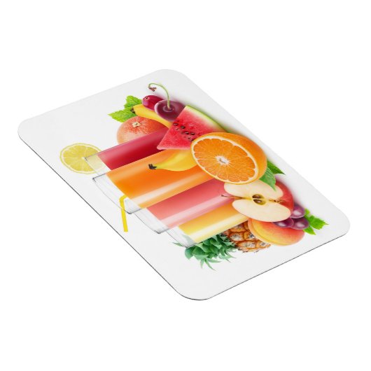 Frischer Fruchtsaft Magnet (Rechte Seite)