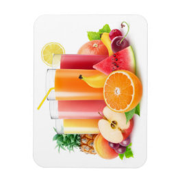 Frischer Fruchtsaft Magnet