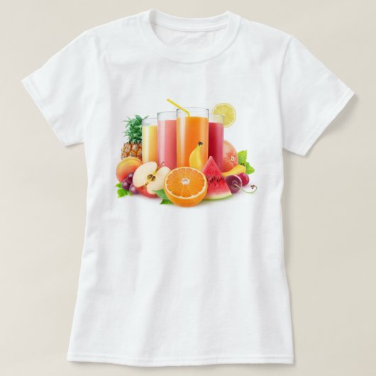 Frischer Fruchtsaft T-Shirt (Design vorne)