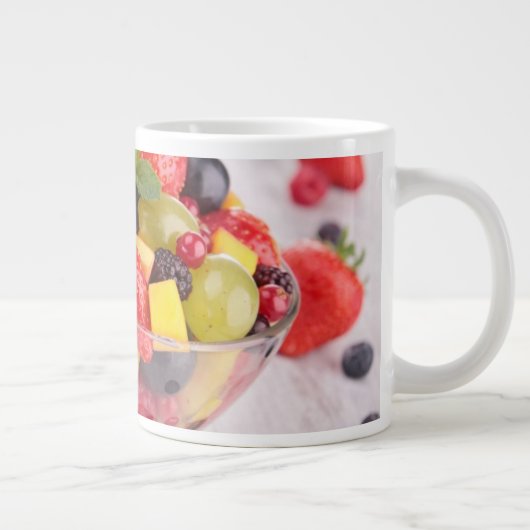 Frischer Fruchtsalat Jumbo-Tasse (Rechts)