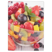 Frischer Fruchtsalat Klemmbrett (Rückseite)