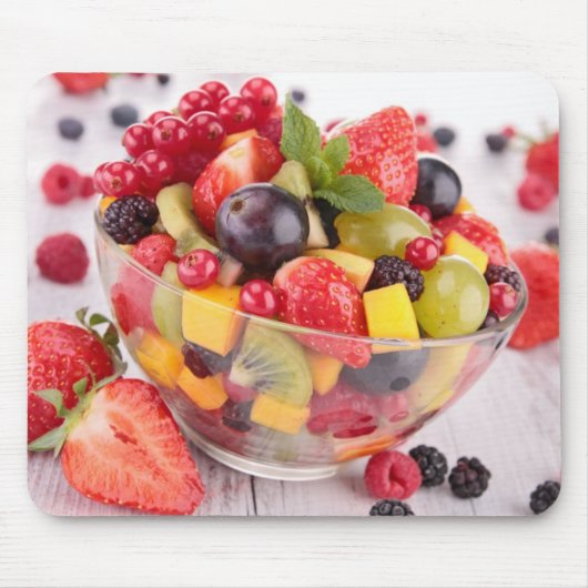 Frischer Fruchtsalat Mousepad (Vorne)