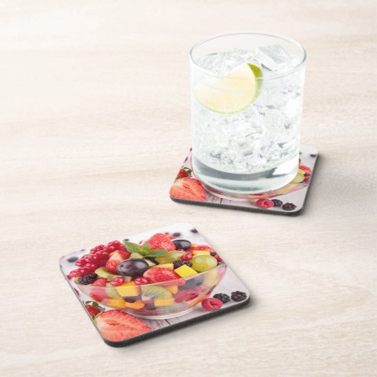 Frischer Fruchtsalat Untersetzer (Rechte Seite)