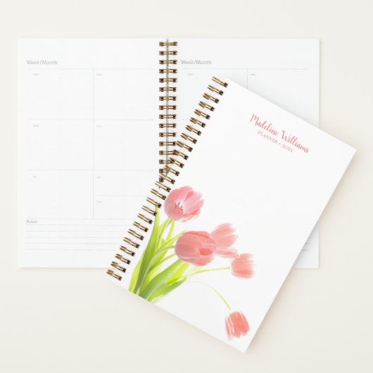 Frischer Frühling blüht | Pink Tulips Planer (Anzeige)