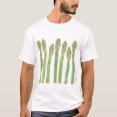 Frischer grüner Spargel-T - Shirt (Vorderseite)