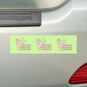 Frischer Hase ist Brustkrebs Aware Autoaufkleber (Auf Auto)